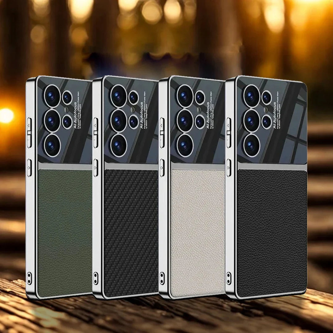 Electroplated Leather Case