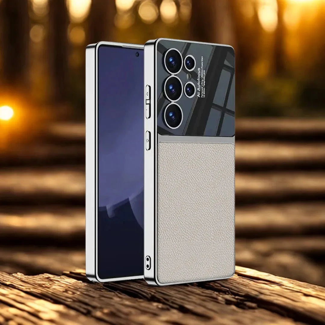 Electroplated Leather Case
