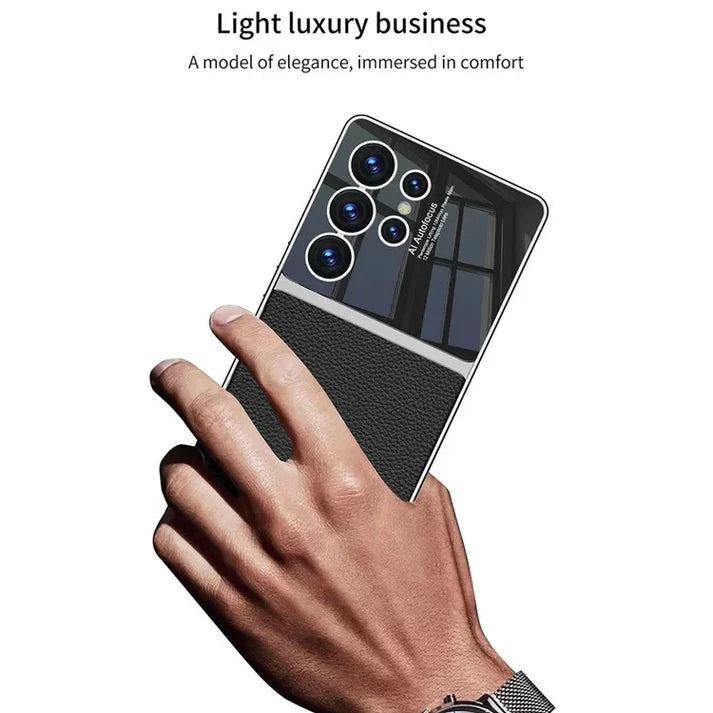 Electroplated Leather Case