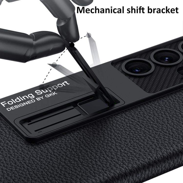 luxury leather with kickstand