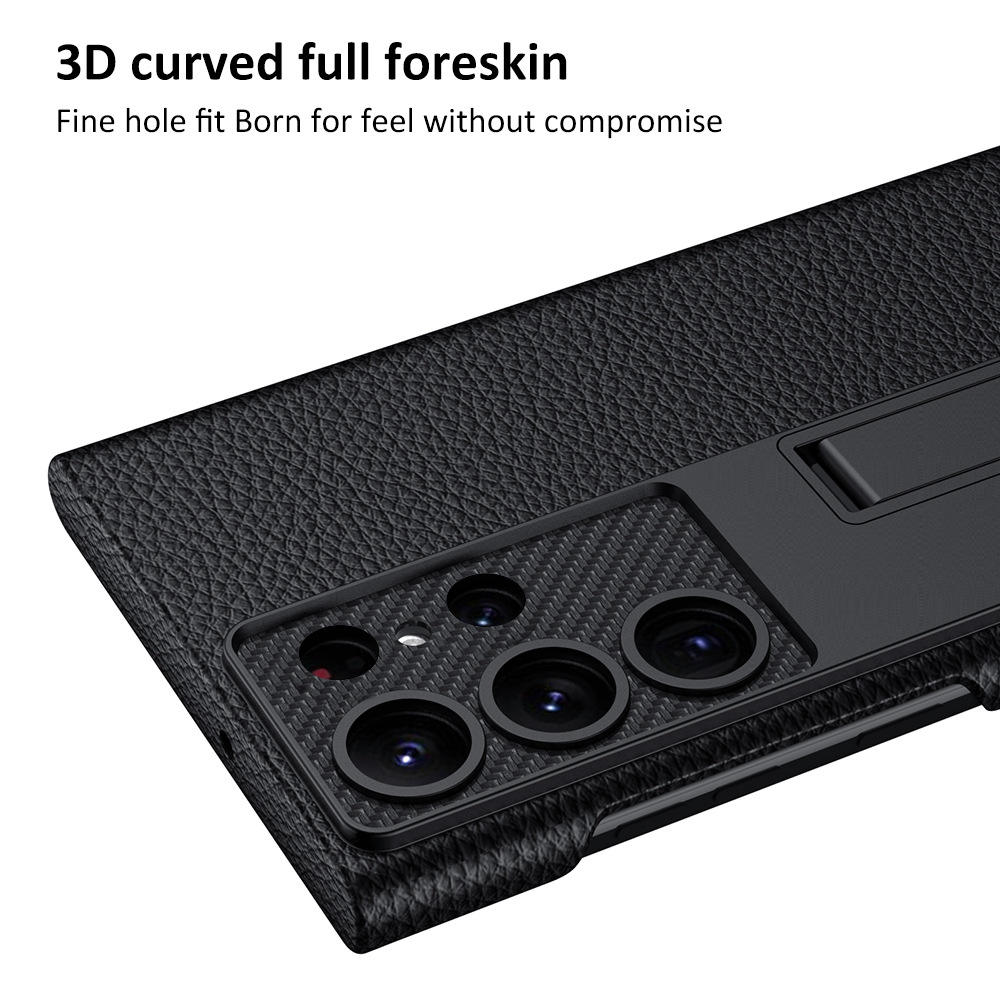 luxury leather with kickstand