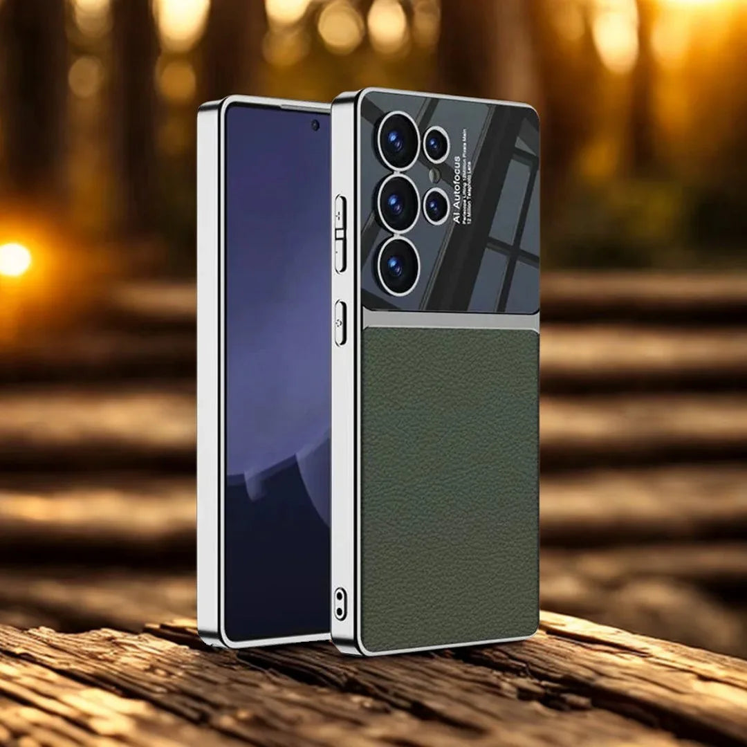 Electroplated Leather Case