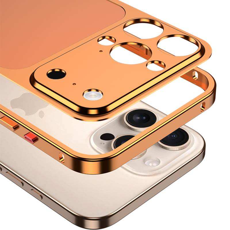 Metal Bumper Converter Case to iPhone 17 Pro Max – Durable Metal Alloy Finish